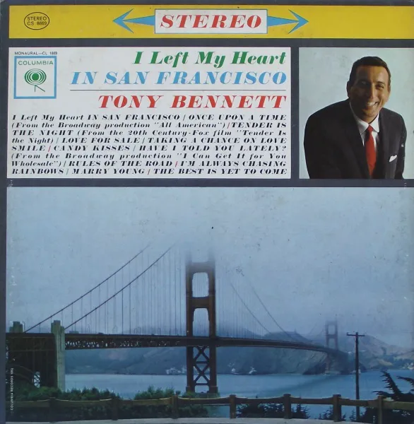 Obal alba Tony Bennett – I Left My Heart in San Francisco