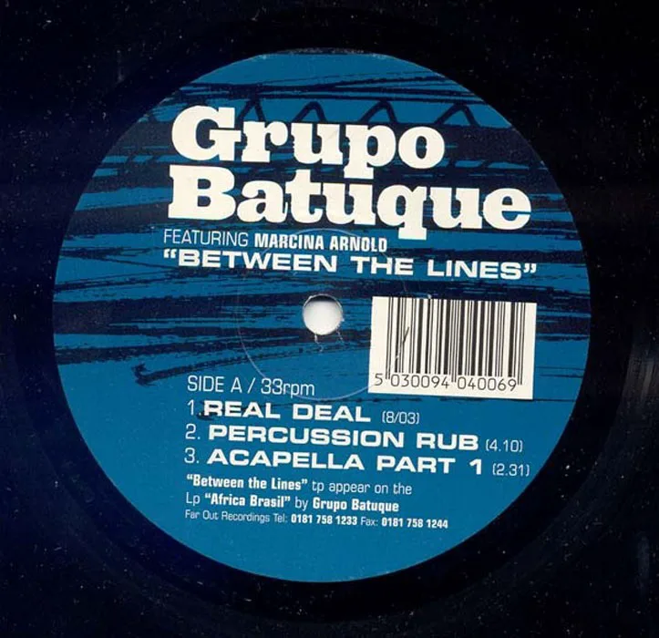 Cover of Grupo Batuque, Marcina Arnold – Between the Lines