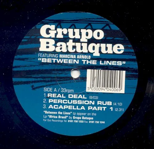 Cover of Grupo Batuque, Marcina Arnold – Between the Lines