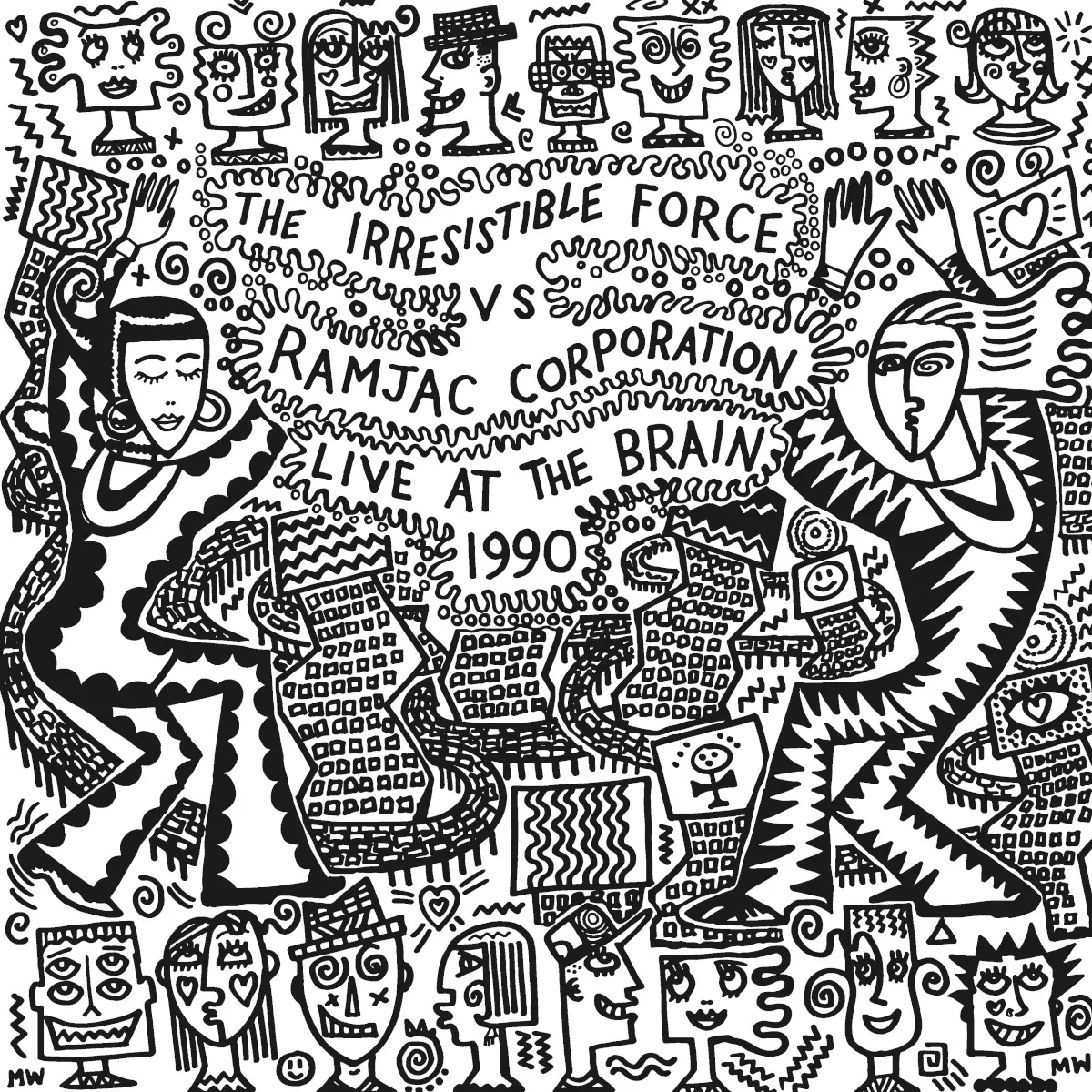 Obal alba The Irresistible Force, Ramjac Corporation – Live at The Brain 1990