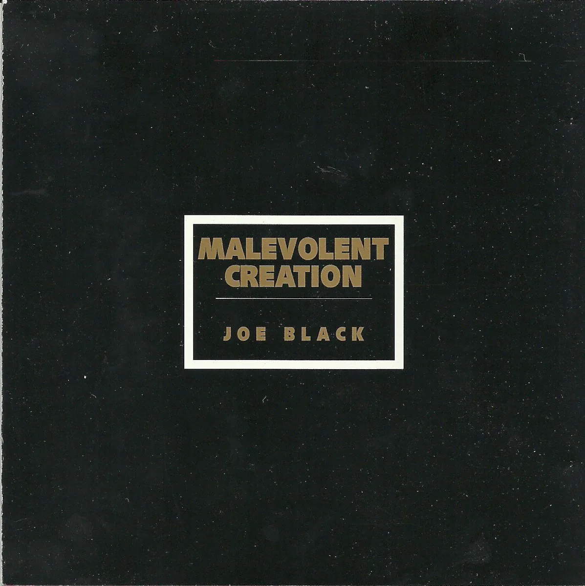 Cover of Malevolent Creation – Joe Black