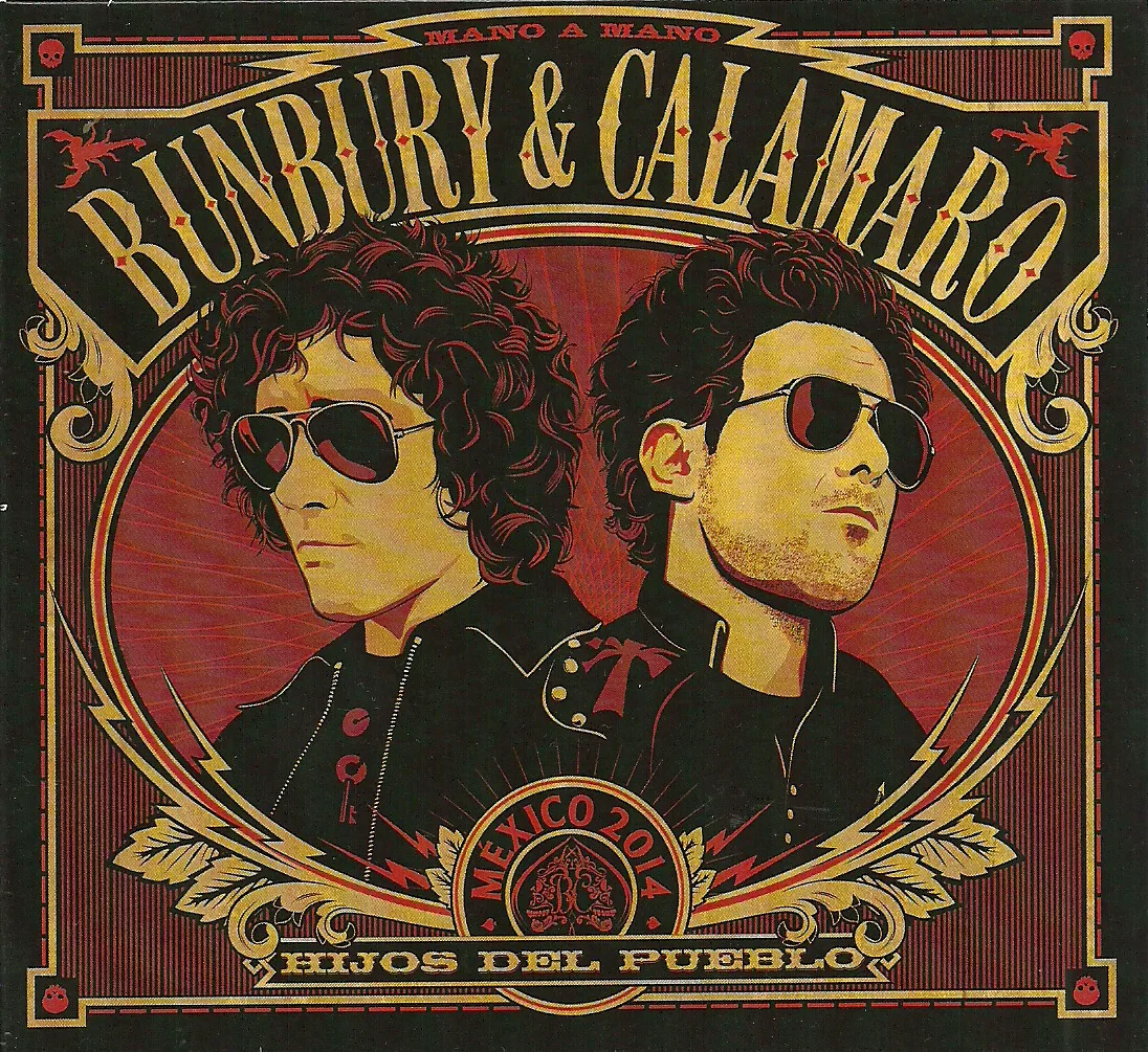 Cover of Andrés Calamaro, Bunbury – Hijos del pueblo