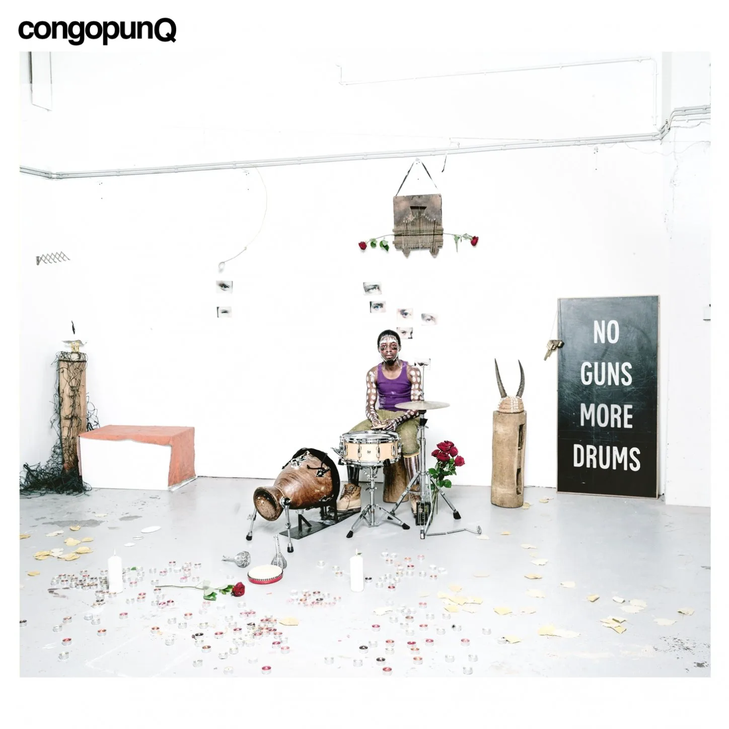Cover of CongopunQ – No Guns More Drums