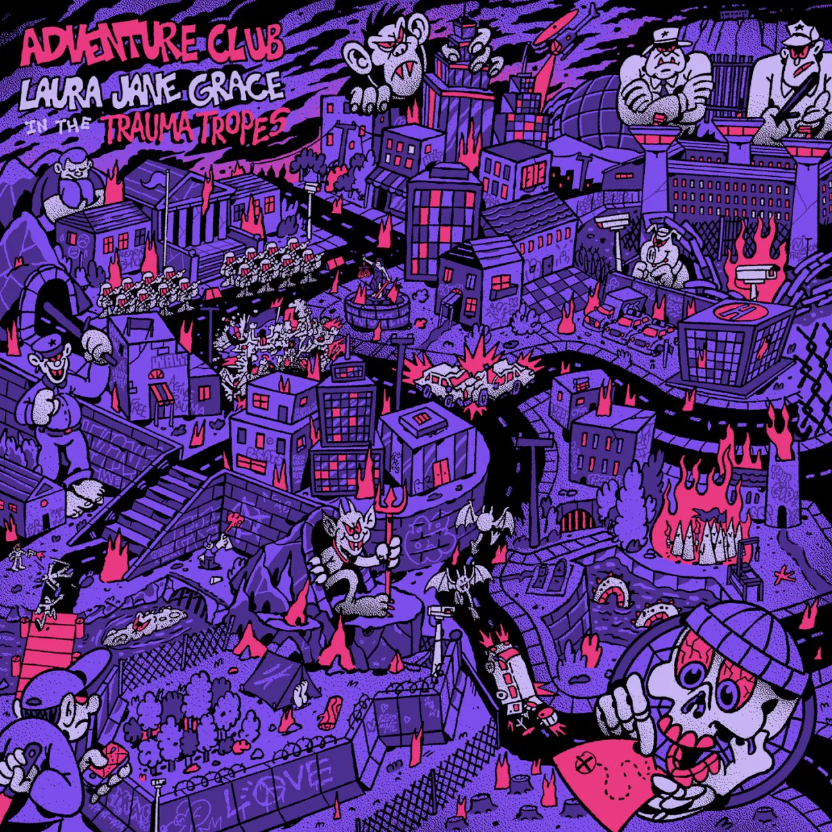 Cover of Laura Jane Grace in the Trauma Tropes – Adventure Club