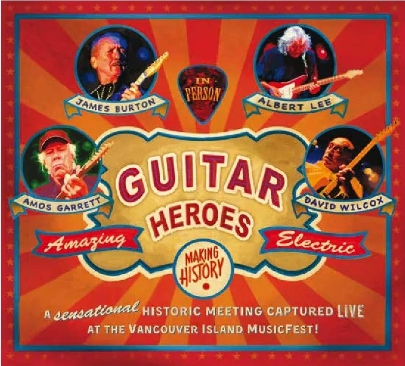 Obal alba Albert Lee, James Burton, Amos Garrett, David Wilcox – Guitar Heroes