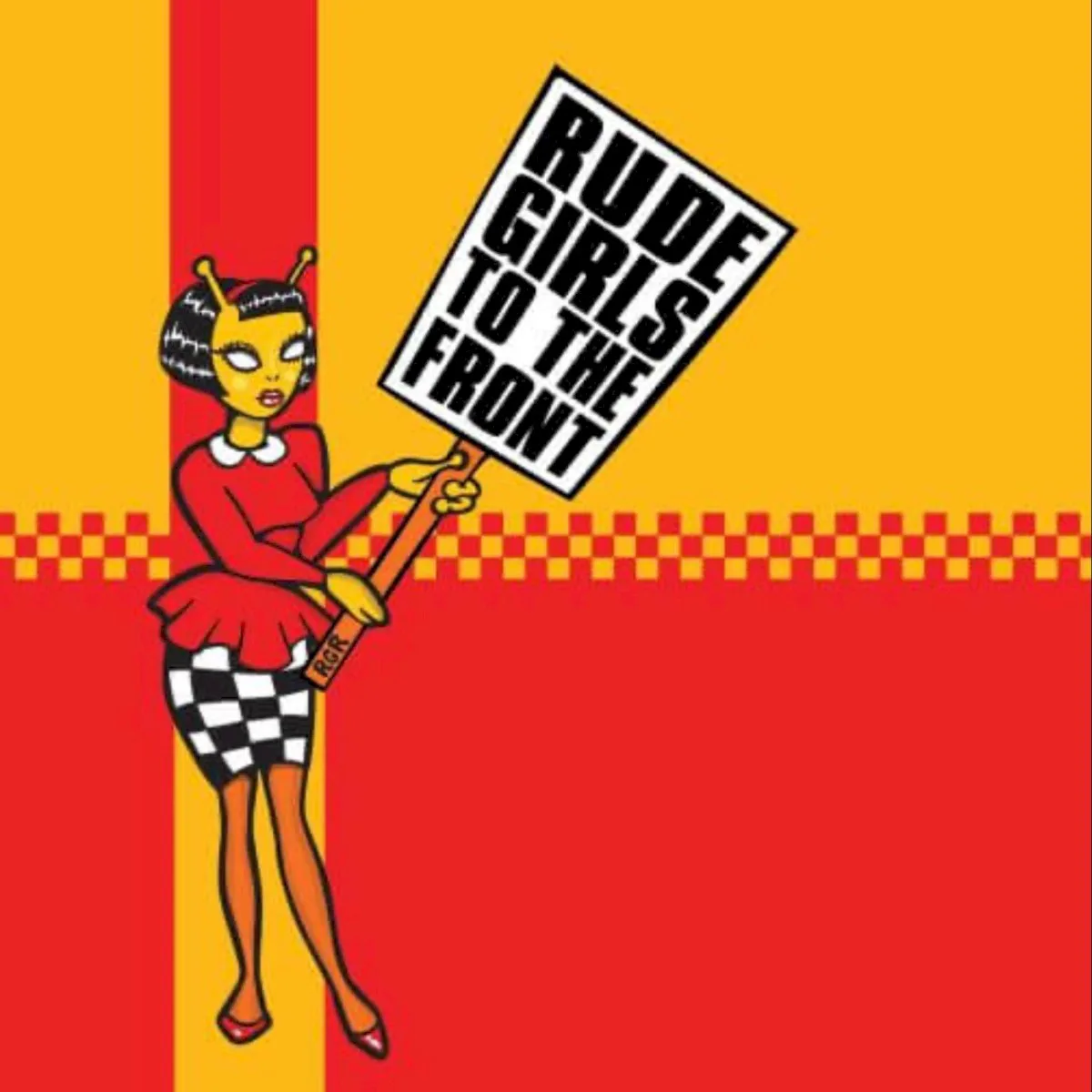 Cover of Various Artists – Rude Girls to the Front