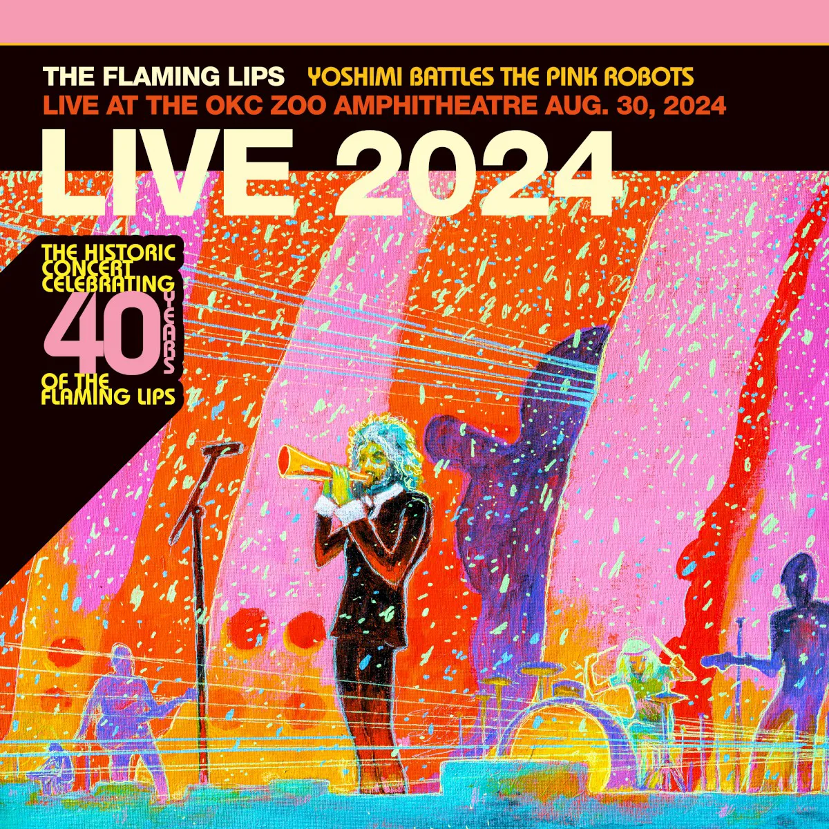 Cover of Yoshimi Battles the Pink Robots (Live at the OKC Zoo Amphitheatre, Aug. 30, 2024)