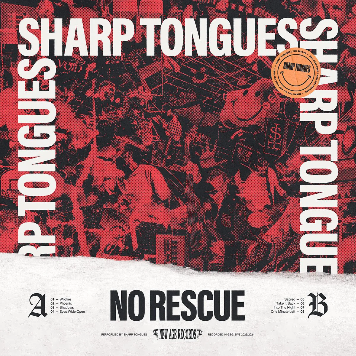 Obal albumu Sharp Tongues – No Rescue