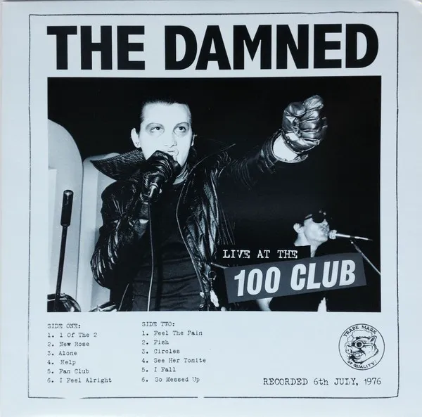 Obal alba Live at the 100 Club