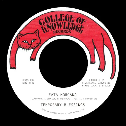 Cover of Temporary Blessings – Fata Morgana b/w Silence Leaves An Open Wound