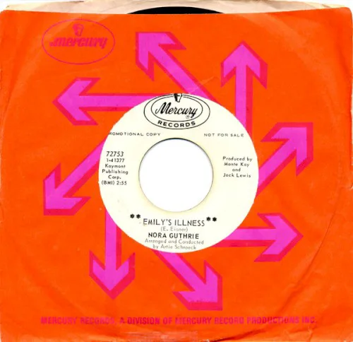 Cover of Nora Guthrie – Emily's Illness / Home Before Dark