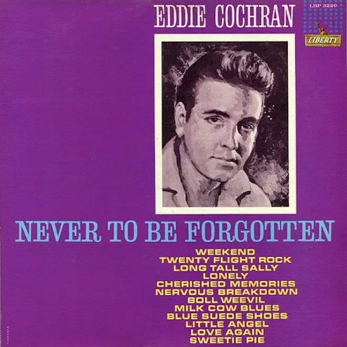 Cover of Eddie Cochran – Never to Be Forgotten