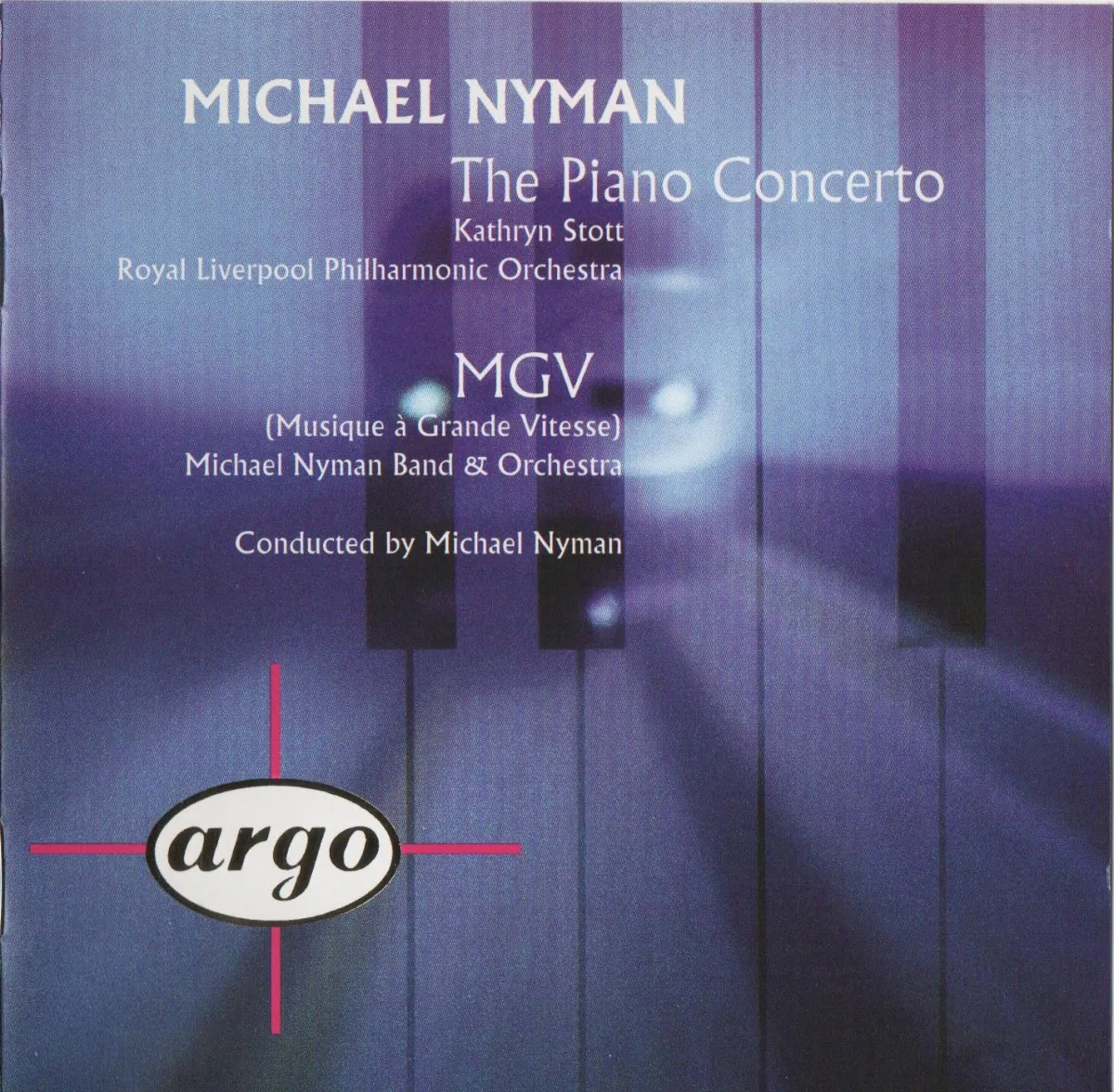 Cover of Michael Nyman – The Piano Concerto / MGV