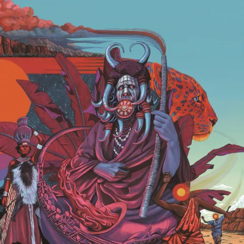 Cover of Idris Ackamoor, The Pyramids – Shaman!
