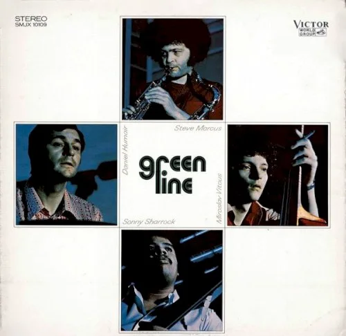 Cover of Daniel Humair, Miroslav Vitouš, Steve Marcus, Sonny Sharrock – Green Line