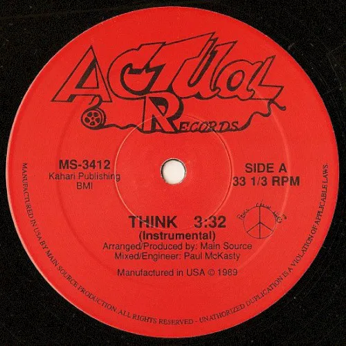 Obal albumu Main Source – Think / Atom
