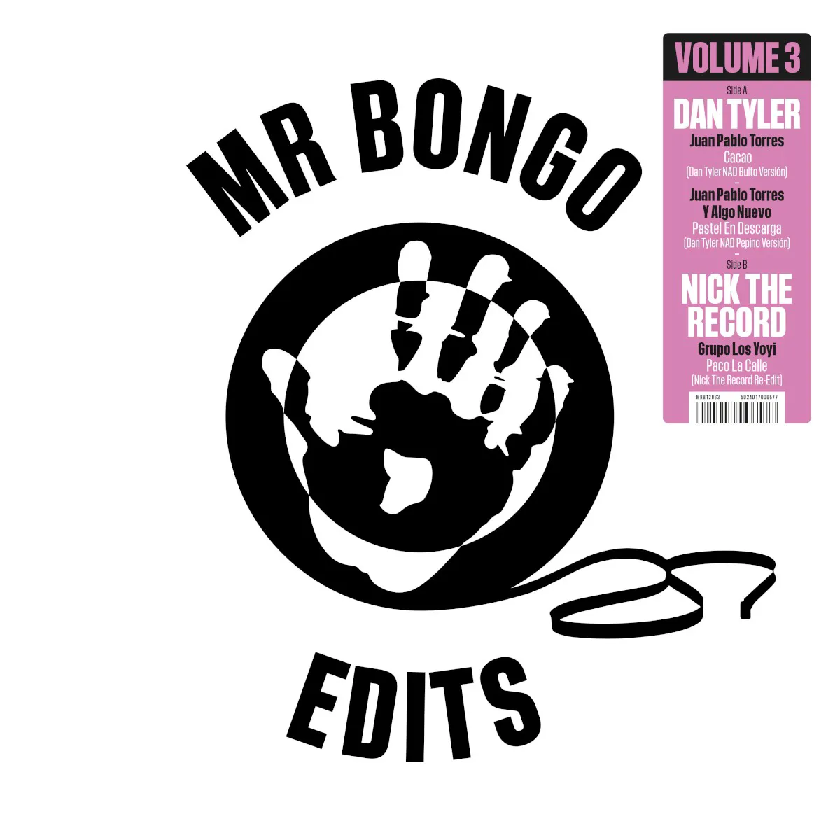 Obal alba Dan Tyler, Nick the Record – Mr Bongo Edits Volume 3