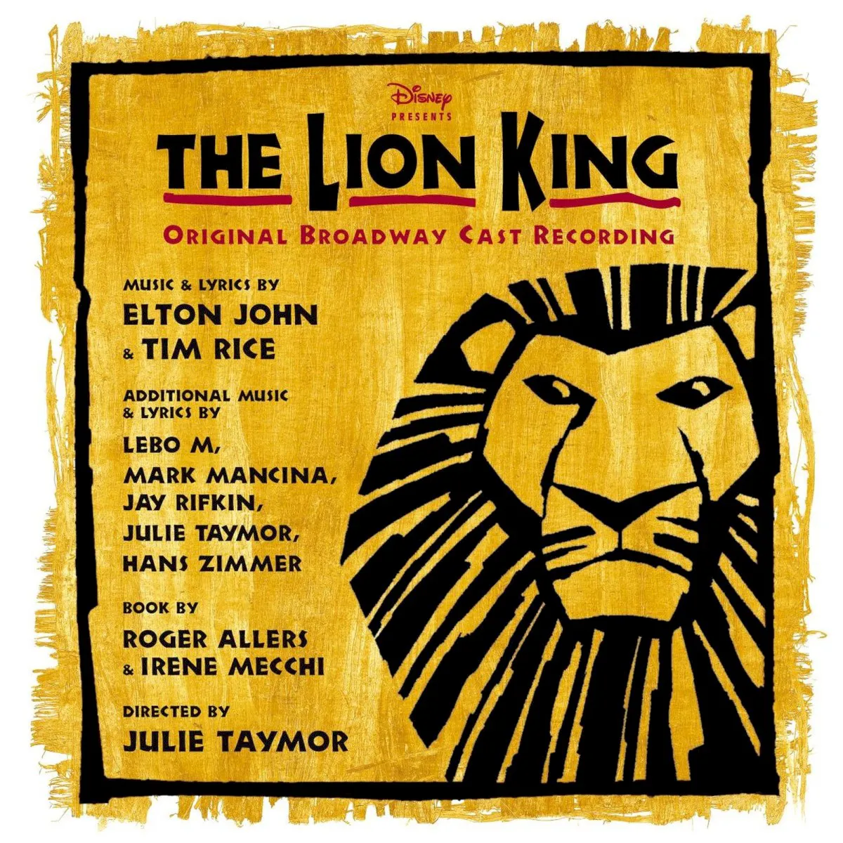 Obal alba The Lion King: Original Broadway Cast Recording