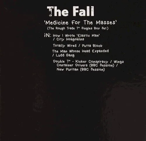 Cover of The Fall – Medicine for the Masses (the Rough Trade 7″ singles box set)