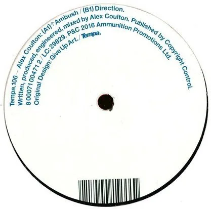 Cover of Alex Coulton – Ambush / Direction