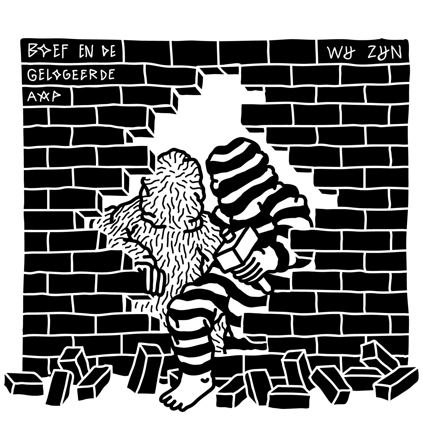 Cover of Boef en de Gelogeerde Aap – Wij zijn