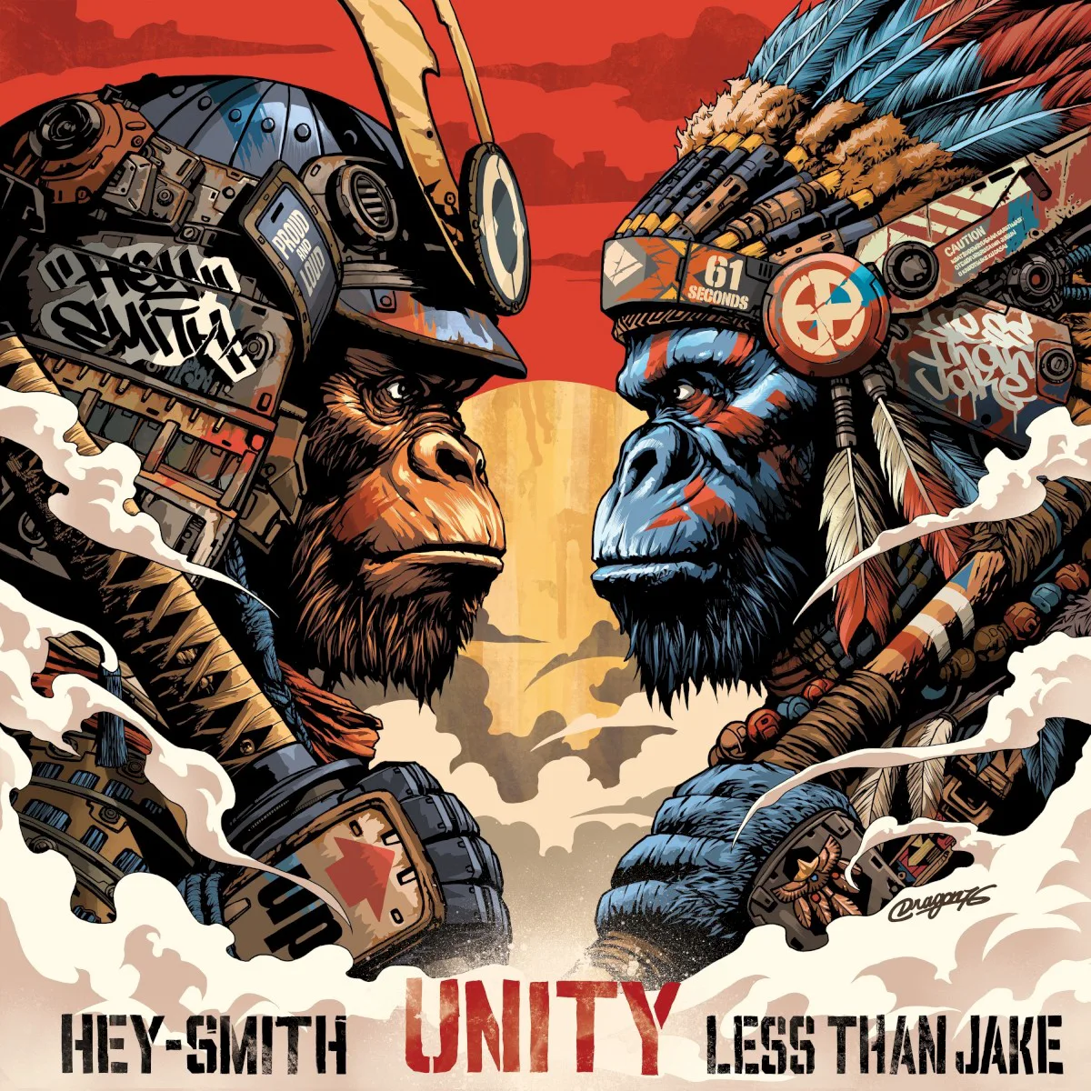 Obal alba Less Than Jake, HEY-SMITH – Unity