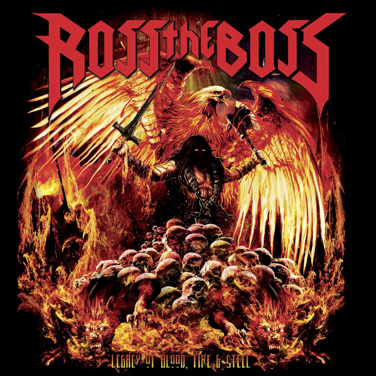 Cover of Ross the Boss – Legacy of Blood, Fire & Steel