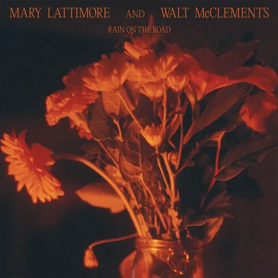 Cover of Mary Lattimore, Walt McClements – Rain on the Road