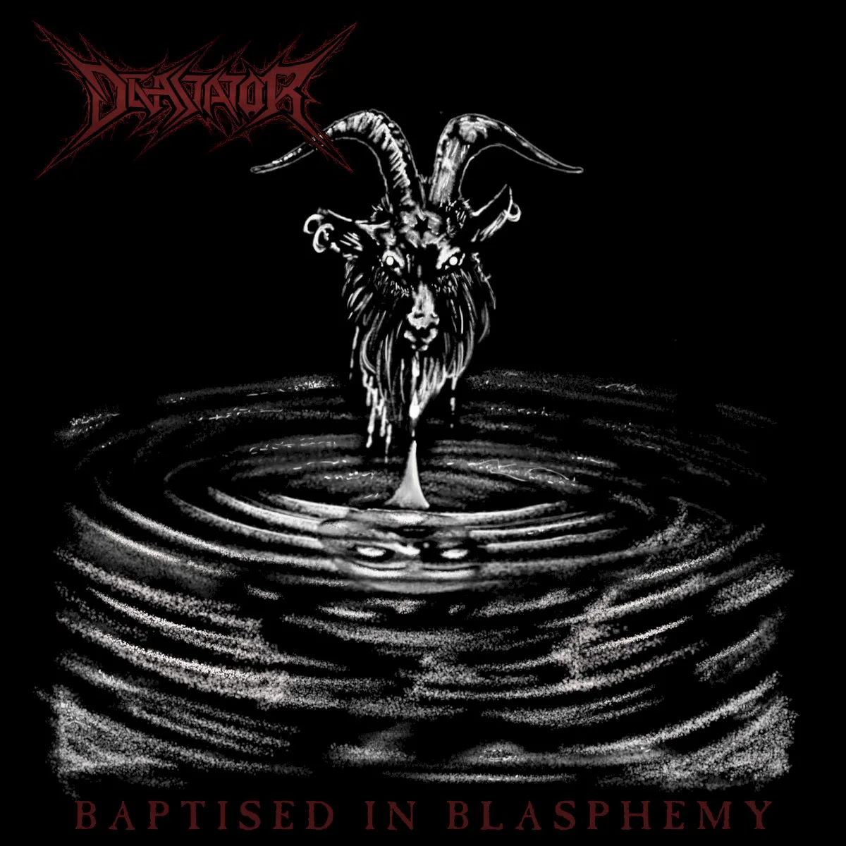 Cover of Devastator – Baptised in Blasphemy