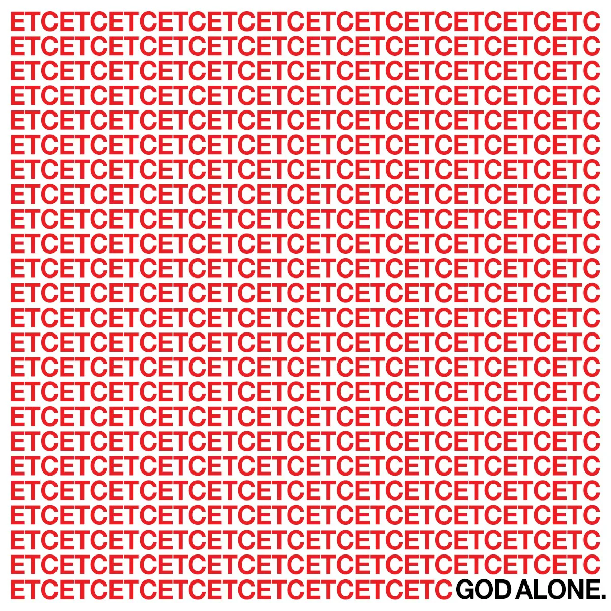 Cover of God Alone. – ETC