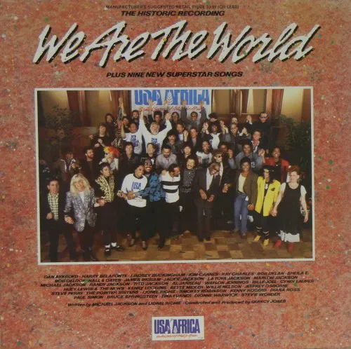 Cover of Various Artists, USA for Africa – We Are the World