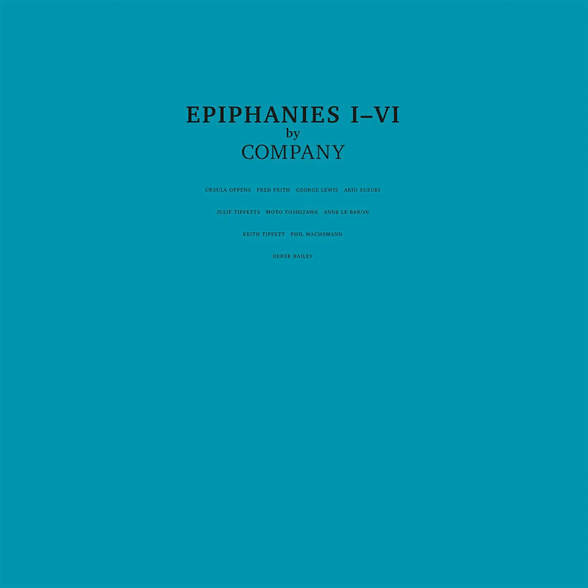Obal alba Company – Epiphanies I–VI