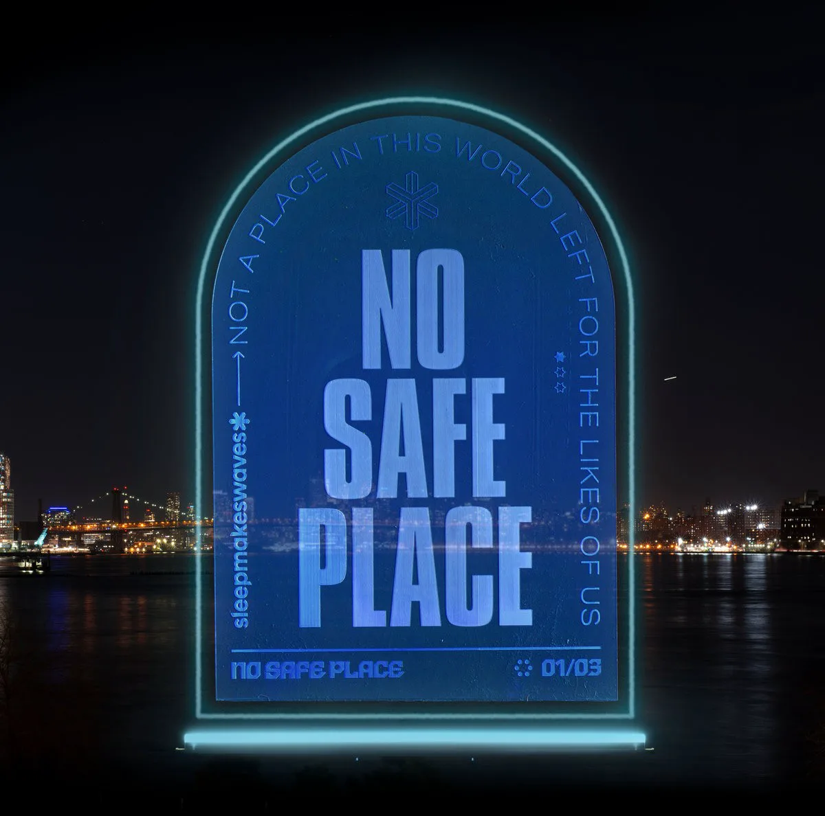 Cover of sleepmakeswaves – No Safe Place