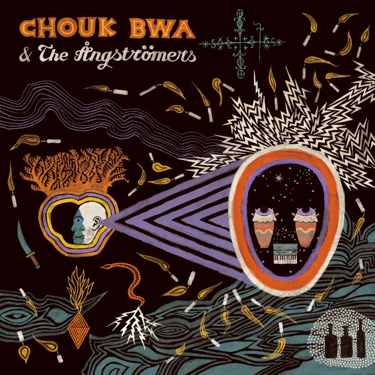 Cover of Chouk Bwa Libète, The Ångströmers – Vodou Alé
