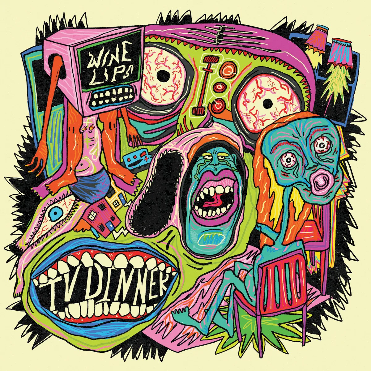 Cover of Wine Lips – TV Dinner