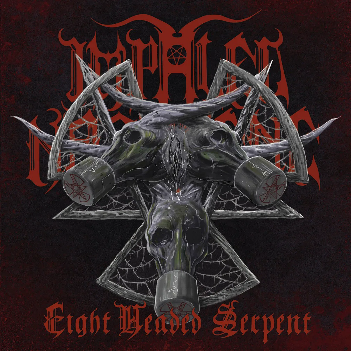 Cover of Impaled Nazarene – Eight Headed Serpent