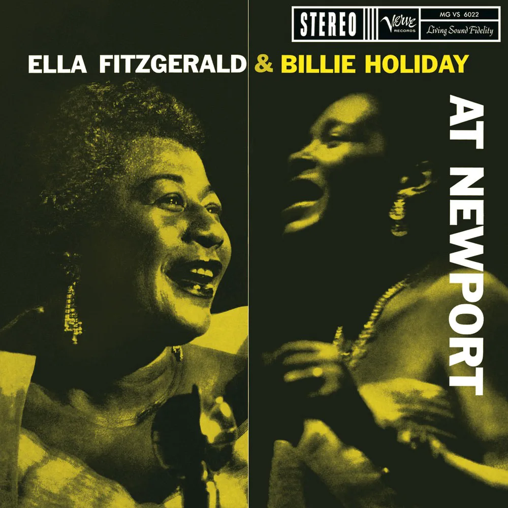 Obal albumu Billie Holiday, Ella Fitzgerald – At Newport