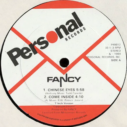 Cover of Fancy – Chinese Eyes