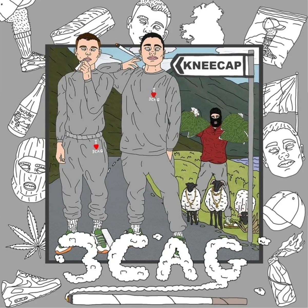 Cover of KNEECAP – 3cag