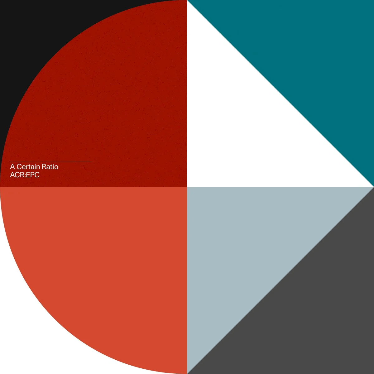 Obal alba A Certain Ratio – ACR:EPC