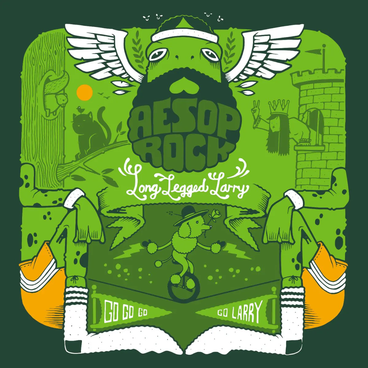 Cover of Aesop Rock – Long Legged Larry