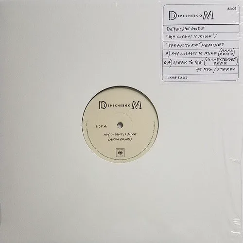 Cover of Depeche Mode – My Cosmos Is Mine / Speak to Me (remixes)
