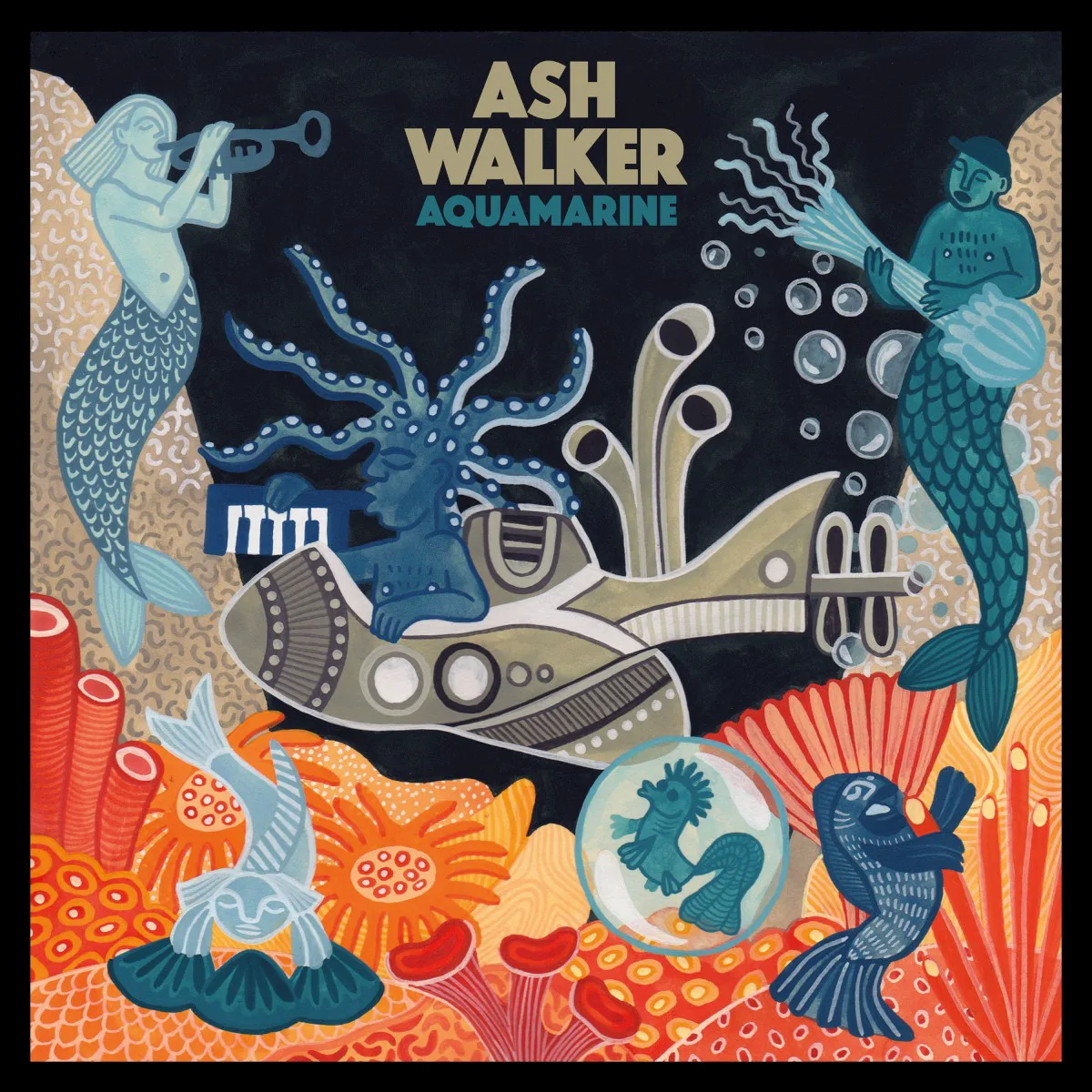 Cover of Ash Walker – Aquamarine