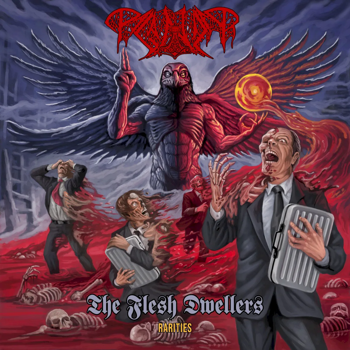 Cover of Paganizer – The Flesh Dwellers