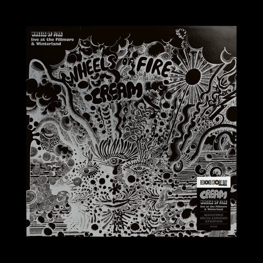 Obal alba Cream – Wheels of Fire: Live at the Fillmore & Winterland