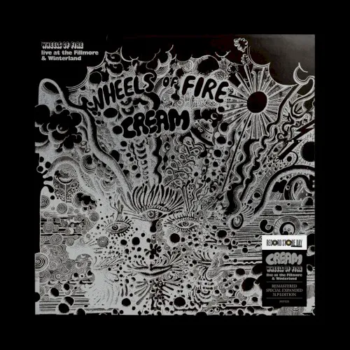 Obal alba Cream – Wheels of Fire: Live at the Fillmore & Winterland