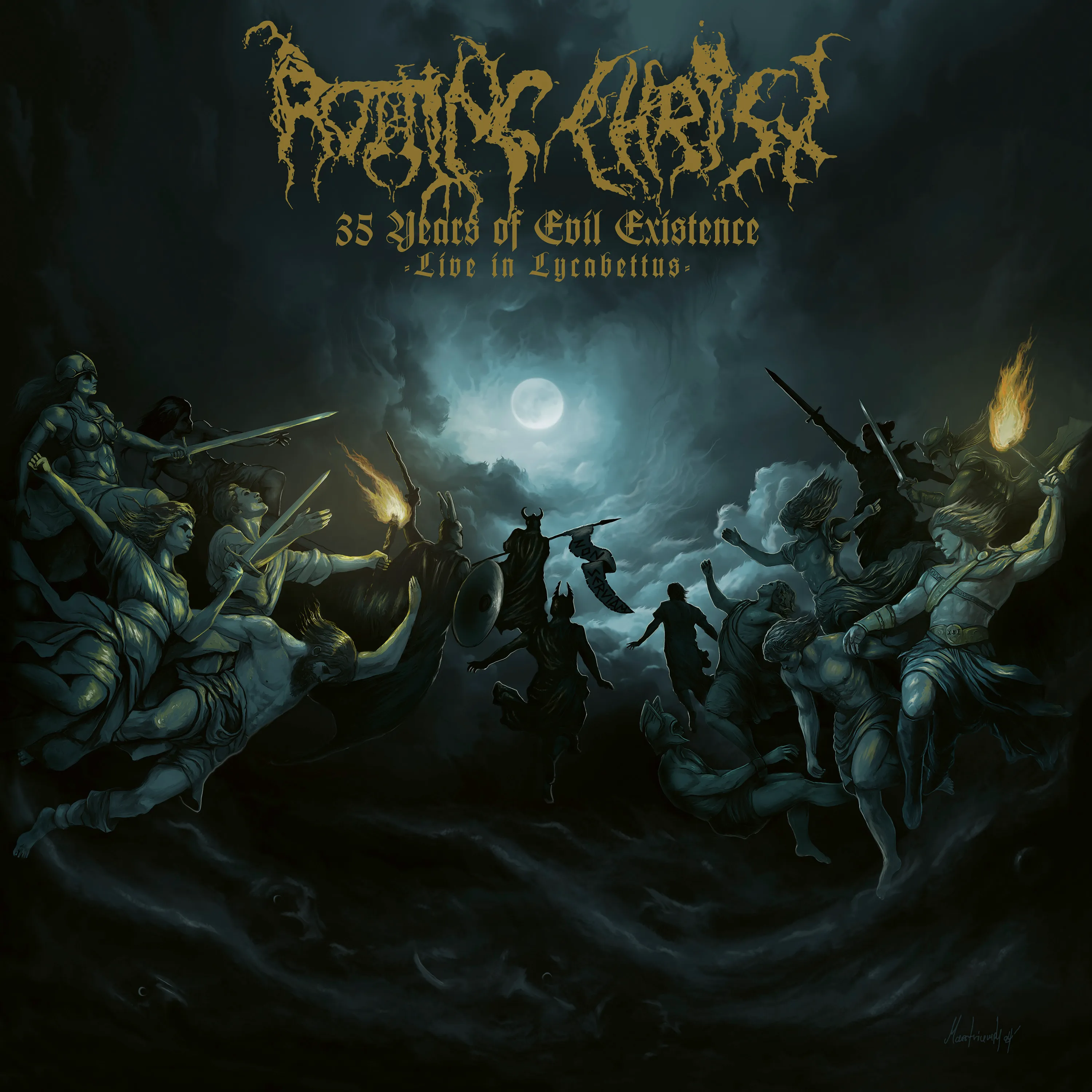 Cover of 35 Years of Evil Existence: Live in Lycabettus