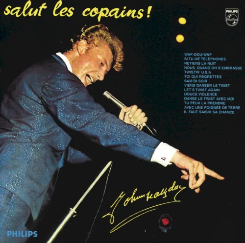 Cover of Johnny Hallyday – Salut les copains !
