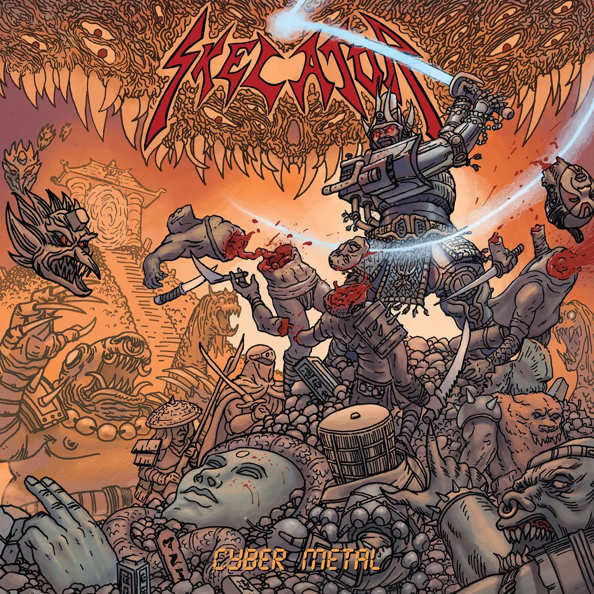 Cover of Skelator – Cyber Metal