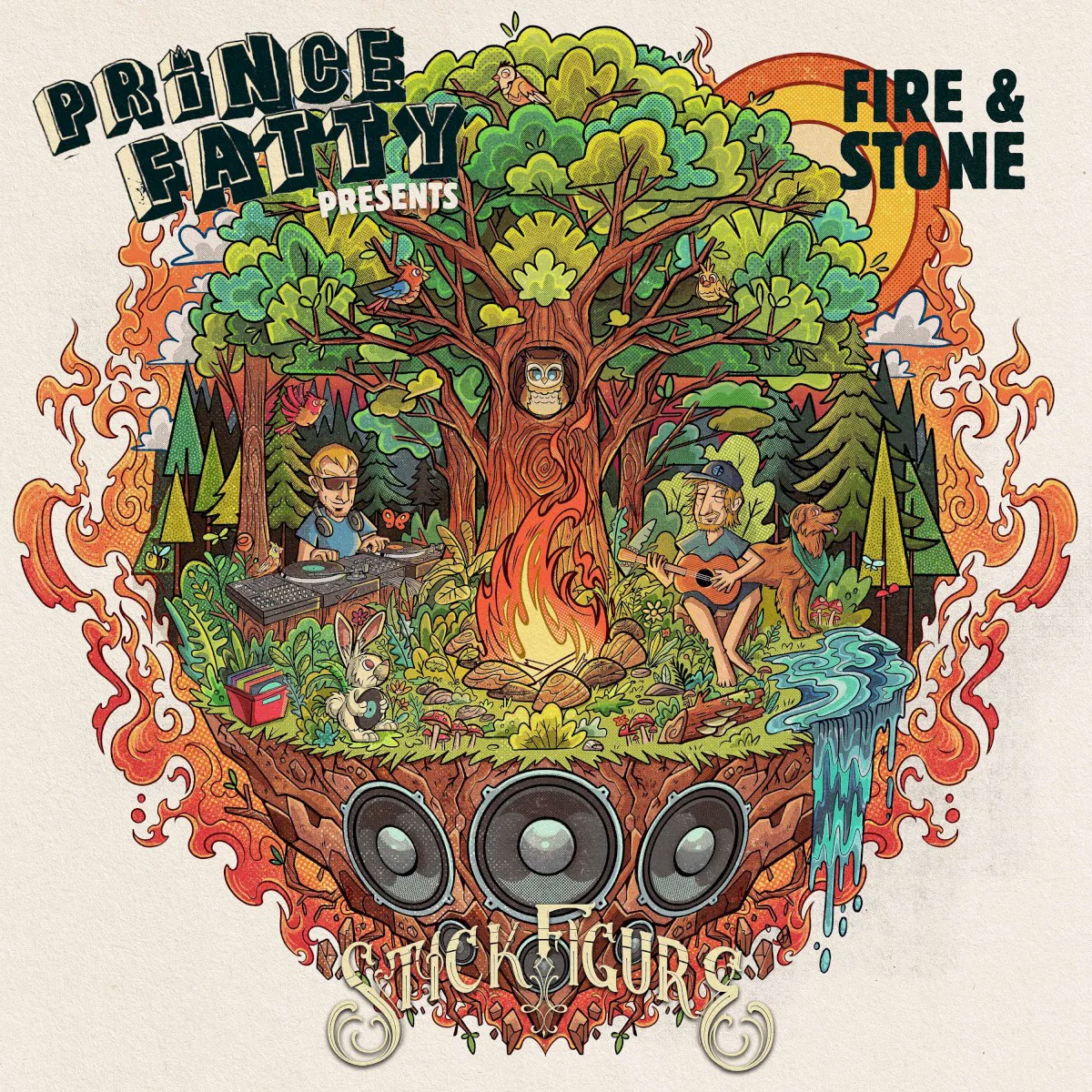 Cover of Stick Figure – Fire & Stone